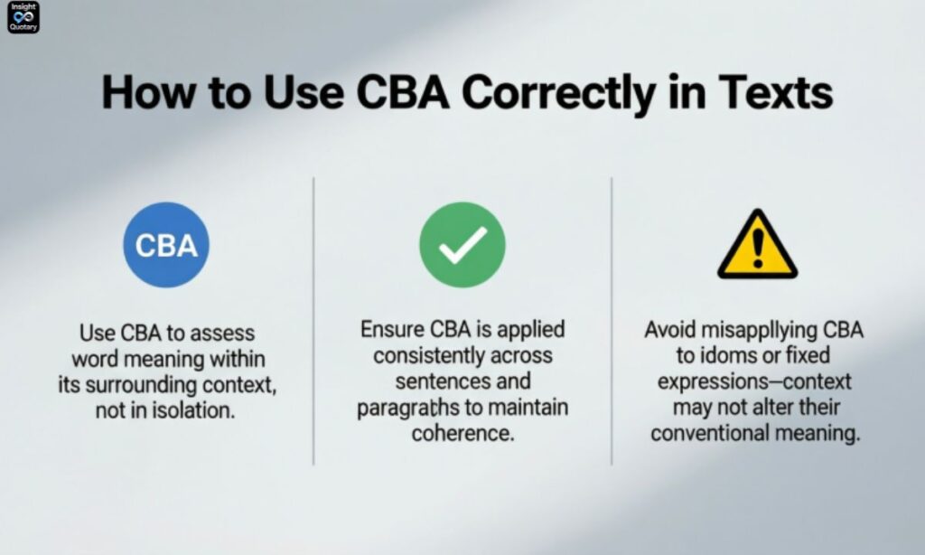 how-to-use-cba-correctly-in-texts